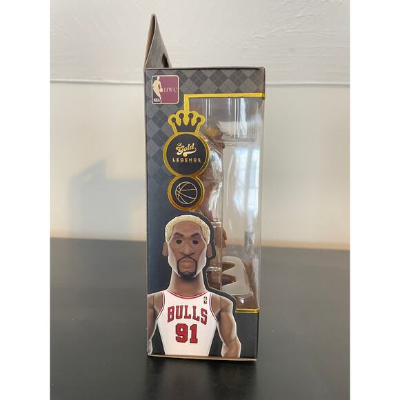 Funko NBA Gold Legends Bulls Dennis Rodman Premium Vinyl Figure HardwoodClassics - Picture 4 of 8